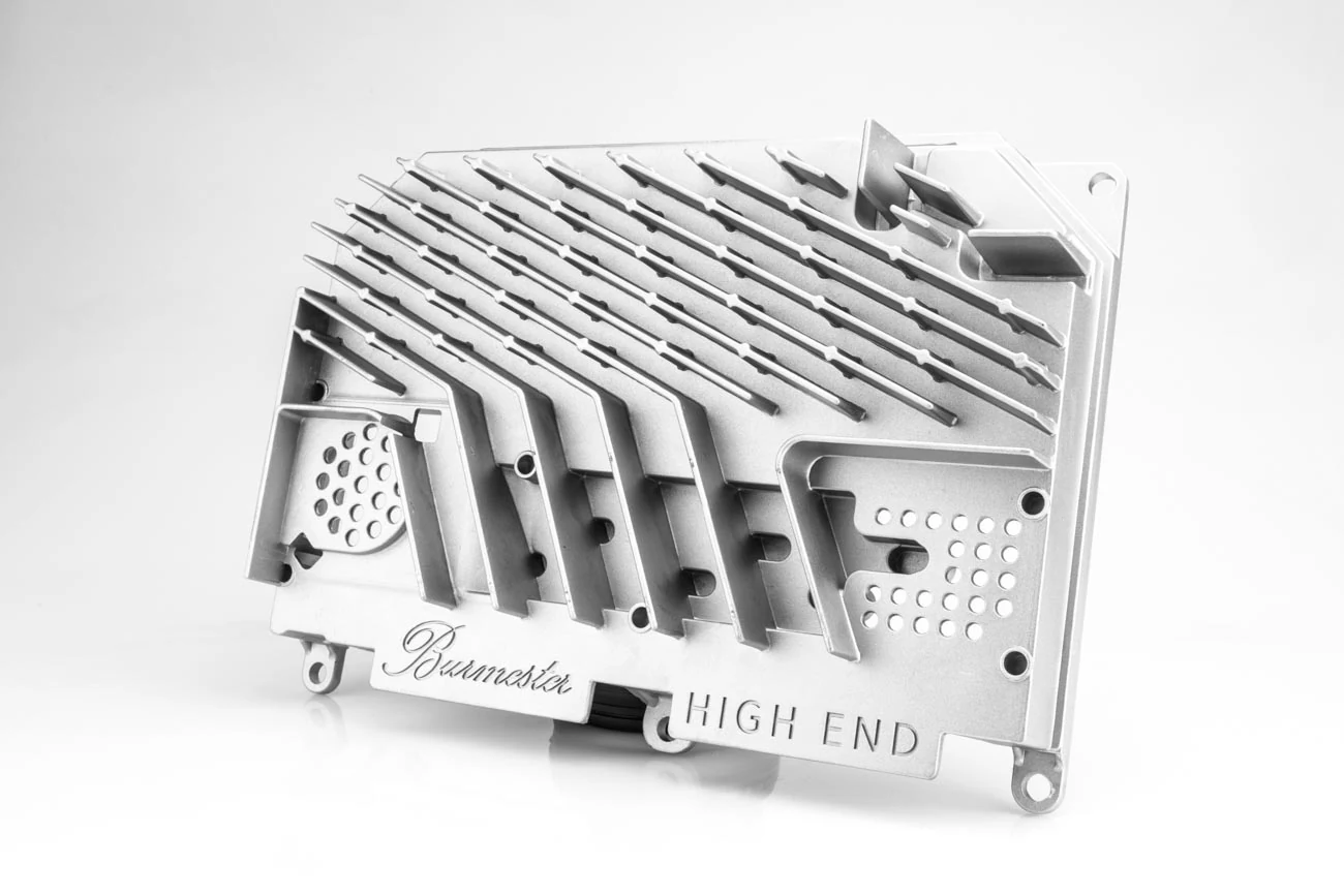Real aluminium component published by RIVIMETAL