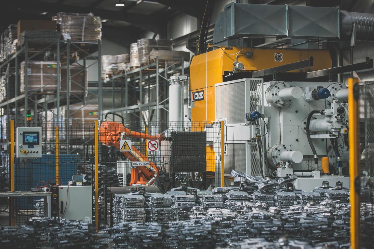 Wide view of the RIVIMETAL production floor