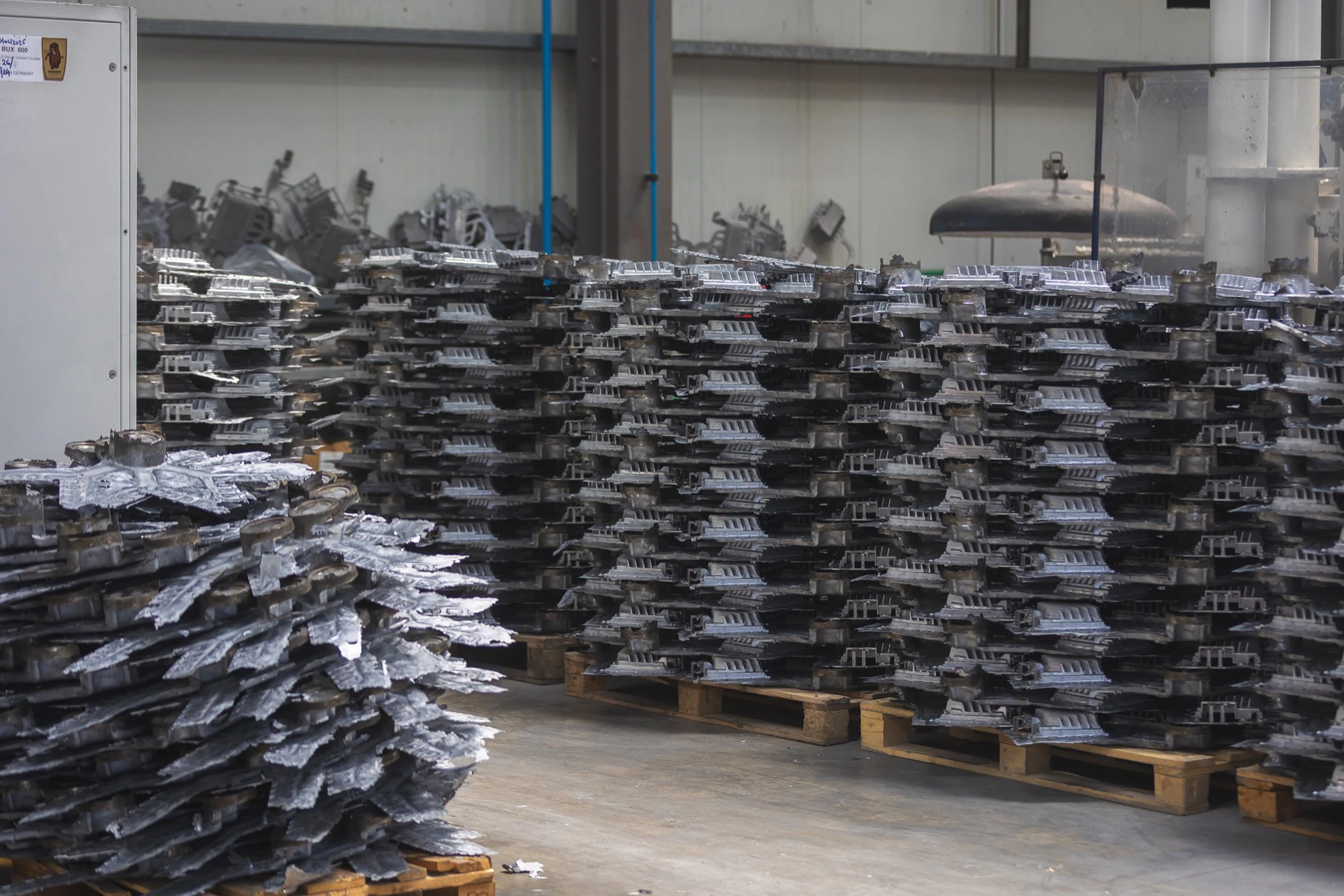 Aluminium castings in RIVIMETAL production