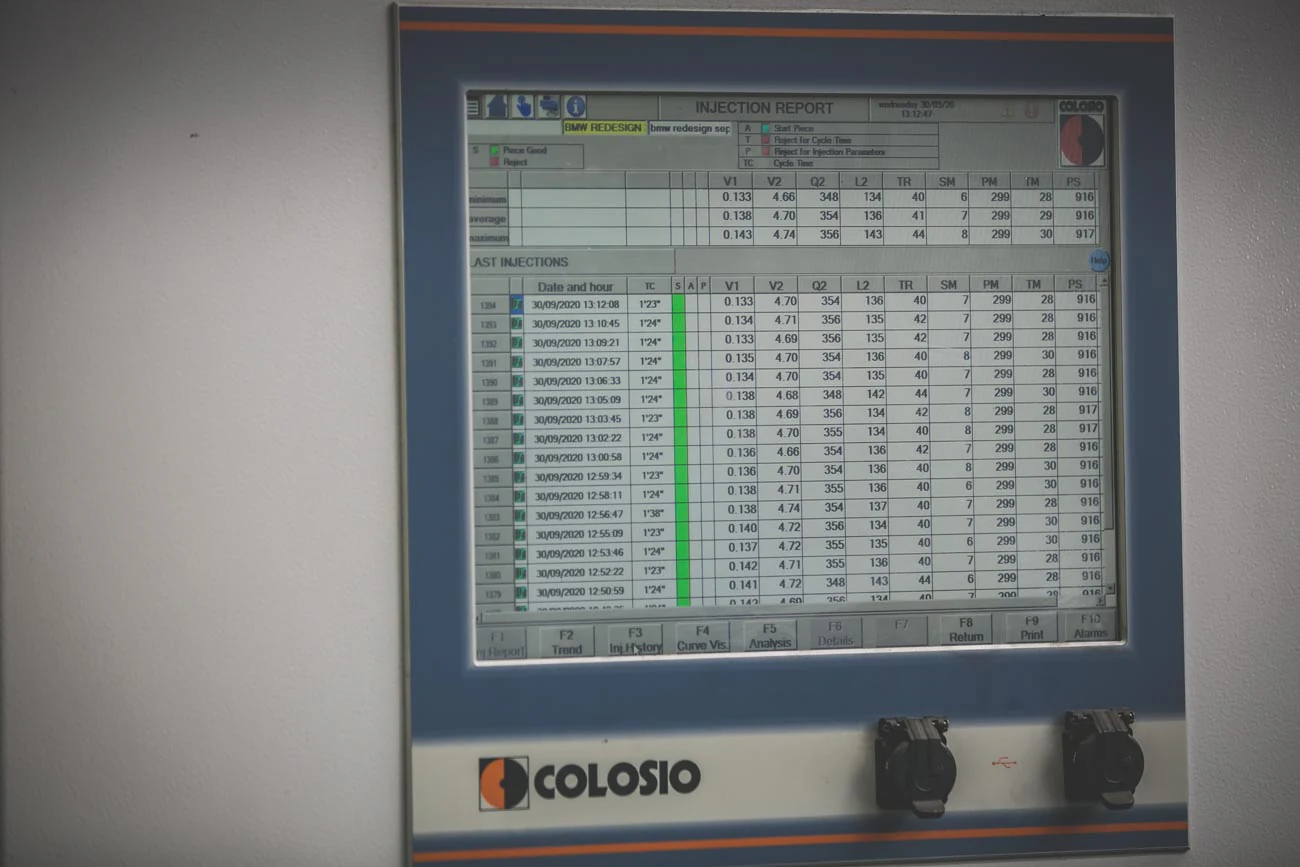 RIVIMETAL production control detail