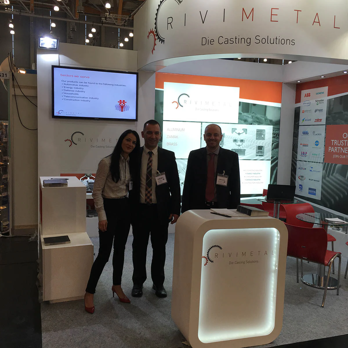 RIVIMETAL team at a previous EUROGUSS exhibition in Nuremberg
